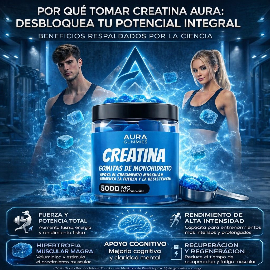 Aura Gummies® - Gomitas de Creatina