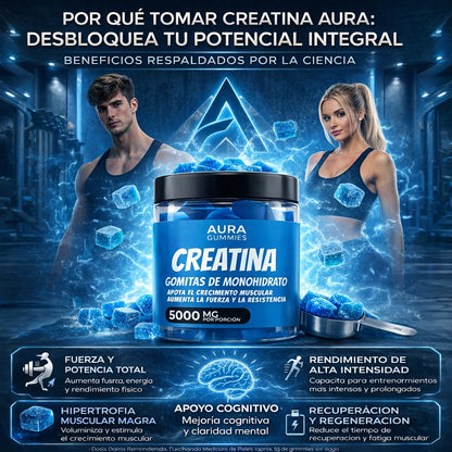 Aura Gummies® - Gomitas de Creatina