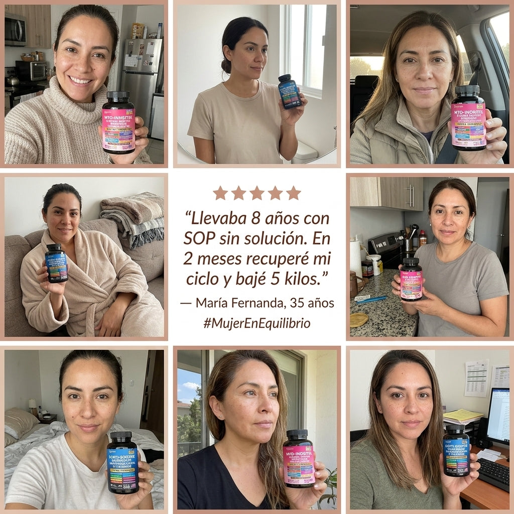 Equilibrio hormonal + Calma natural Myo-Inositol + Corti-Soothe GRATIS