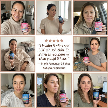 Equilibrio hormonal + Calma natural Myo-Inositol + Corti-Soothe GRATIS